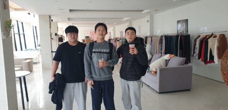 중학생들 국토종주